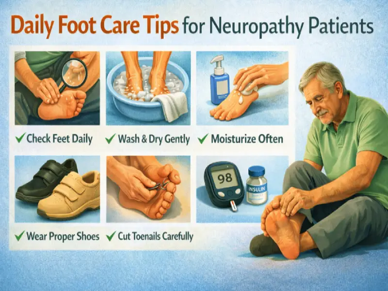 Daily Foot Care Tips for Neuropathy Patients