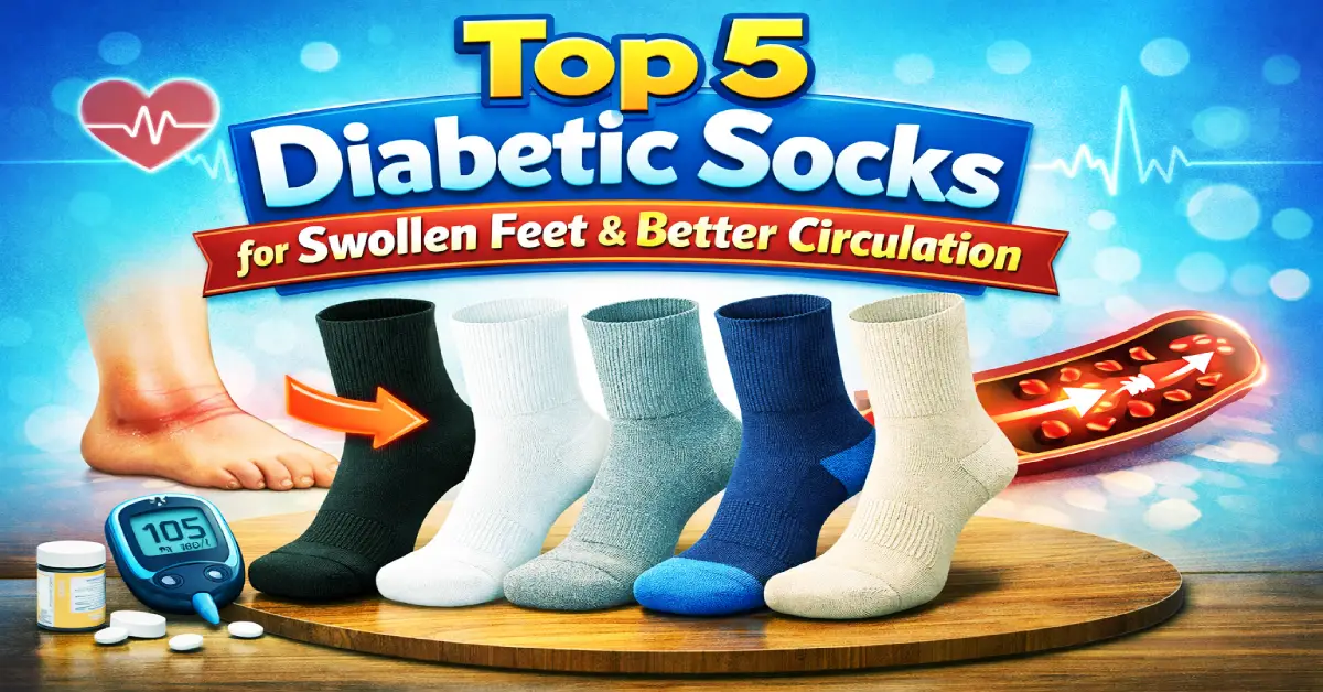 Diabetic Socks for Swollen Feet & Better Circulation