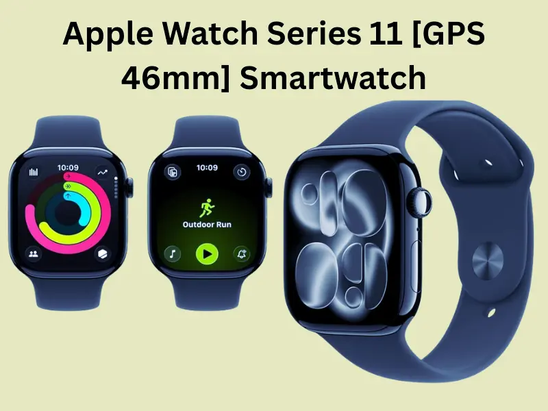 Apple Watch Series 11 for seniors with fall detection and heart health tracking for diabetic users.