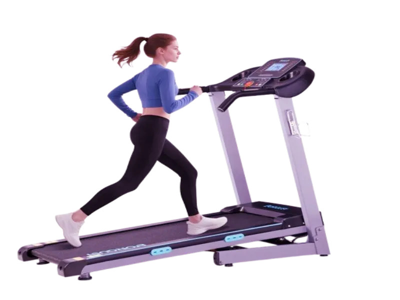 BORGUSI 3.0HP folding treadmill with auto incline and 300 lb weight capacity for diabetes exercise