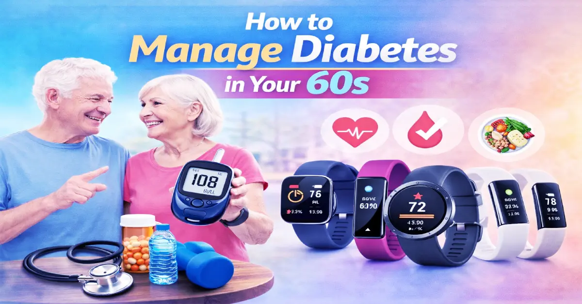 How to manage diabetes in your 60s through daily routine