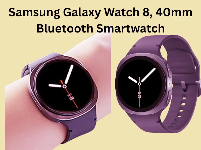 Samsung Galaxy Watch 8 with blood pressure and fitness tracking features for seniors in 2026.