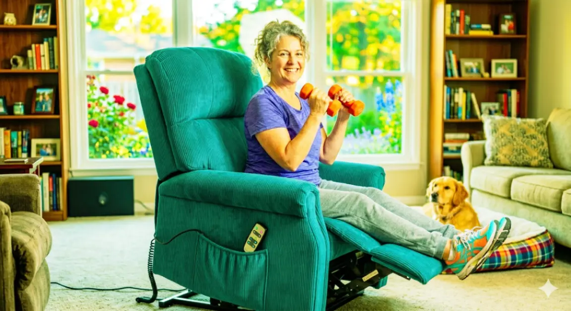 5 Easy Leg Exercises You Can Do While Sitting in a Recliner to Boost Circulation