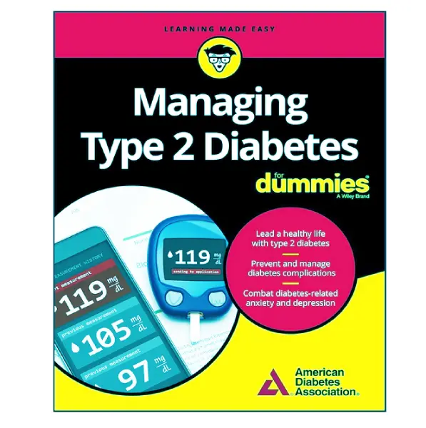 Front cover of the book Managing Diabetes for Dummies, an essential guide for diabetes management.