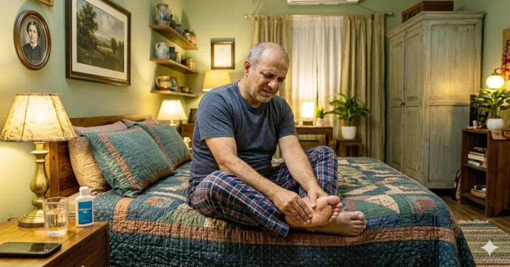 Why do diabetics feel tingling in feet at night।