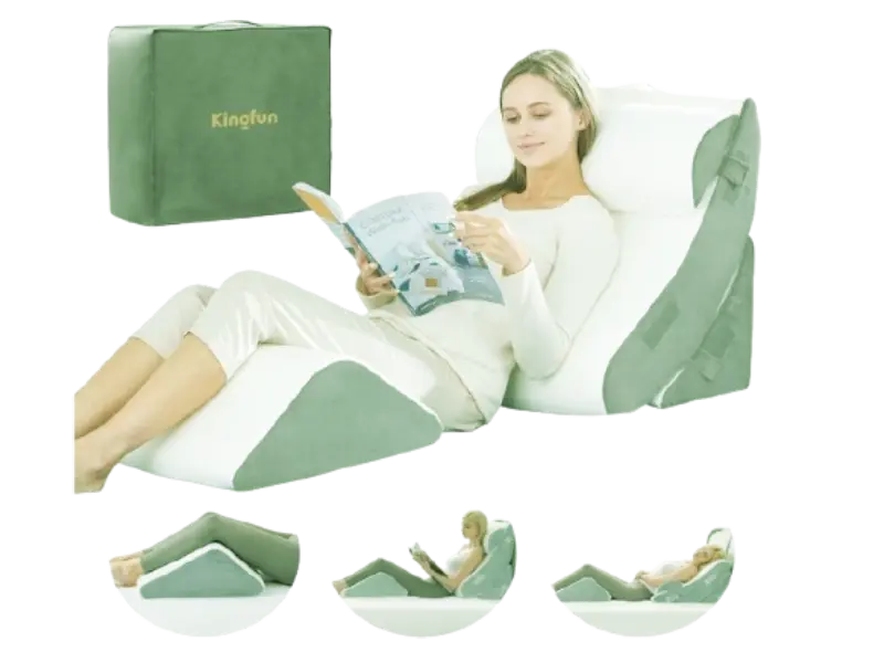 Adjustable orthopedic support set for full body relaxation