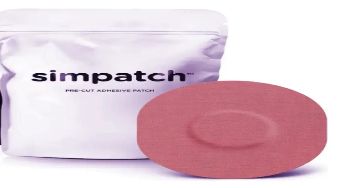 Future of diabetes care: A smart insulin patch on a person's arm for painless glucose management.