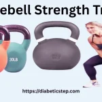 A person performing kettlebell strength training for diabetics to regulate blood sugar levels
