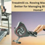 A collection of high-quality home gym equipment including a foldable treadmill and a magnetic rowing machine, ideal for safe diabetes management and indoor fitness in 2026.