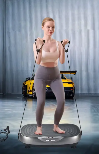 Glory vibration plate exercise machine for lymphatic drainage