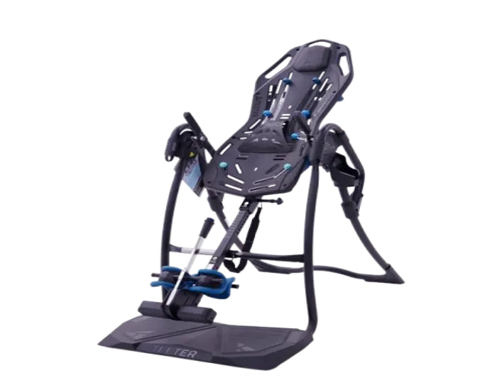 TEETER FitSpine LX9 premium inversion table with easy reach ankle lock