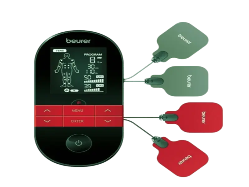 Beurer EM59 digital 3-in-1 TENS EMS machine with heat therapy for diabetic feet