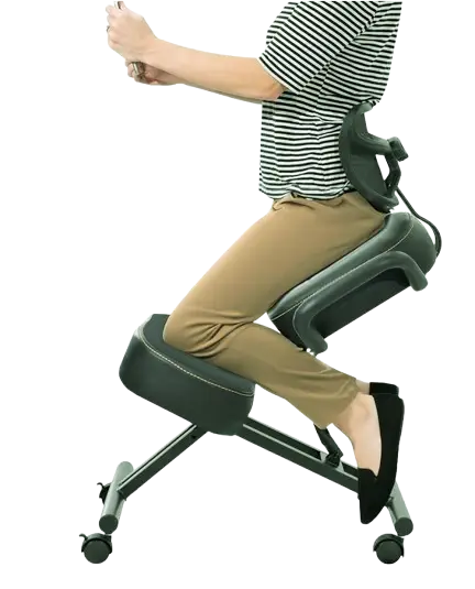 DRAGONN by VIVO heavy duty metal adjustable office stool with brake casters