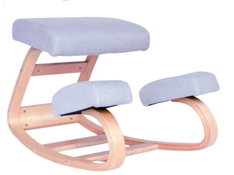 Ergonomic kneeling chair for home office posture correction and back pain relief.