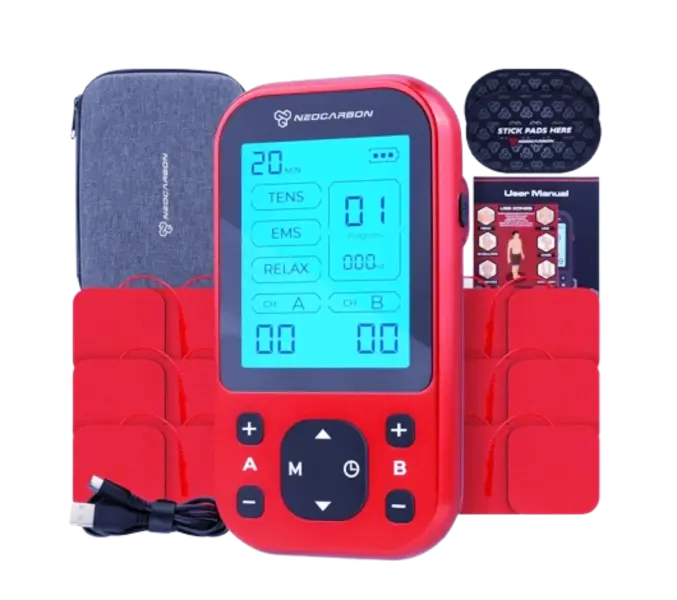 NEOCARBON TENS unit muscle stimulator pro for foot nerve pain relief