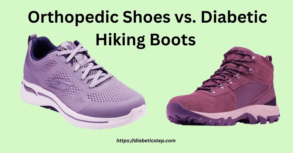 orthopedic shoes vs diabetic boots comparison
