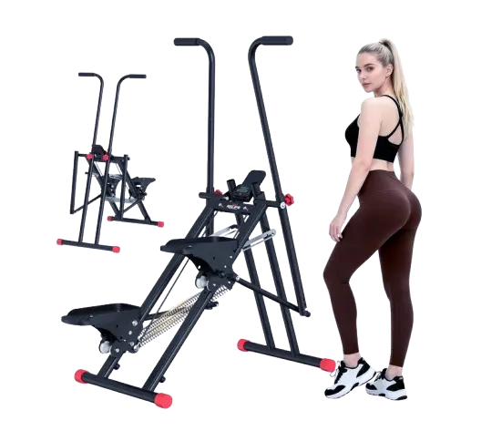 Relife exercise stepper with ergonomic handlebars for balance support