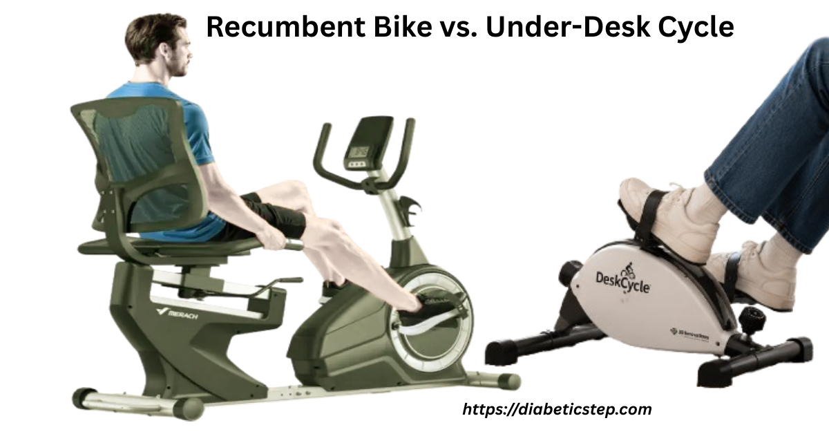 Recumbent bike vs. under-desk cycle comparison for senior workouts