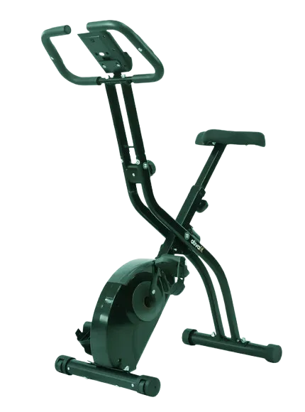 ATIVAFIT space saving exercise bike with upper body resistance bands for diabetic care