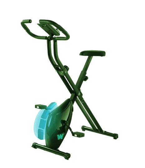 BARWING indoor foldable bicycle featuring multi angle seat adjustments for elderly home workouts