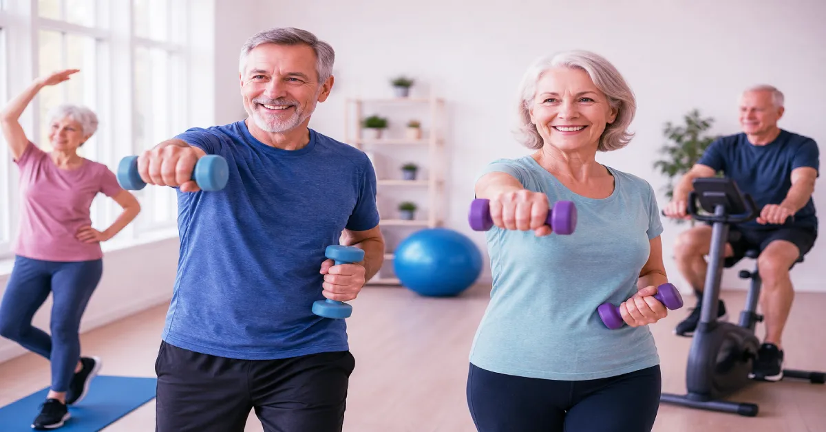 Best exercises for seniors with diabetes, including walking and strength exercises