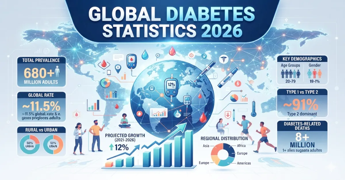 Global Diabetes Statistics 2026